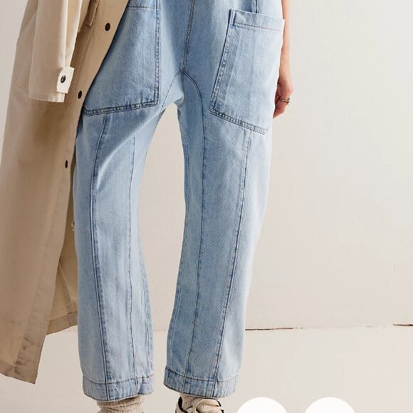 Free People High Roller Stripe Jumpsuit - Picture 3 of 5